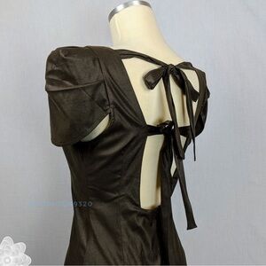 Vintage Sexy Bronze Cocktail Dress NWT S/M